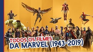 TODOS OS 21 FILMES DA MARVEL EM ORDEM CRONOLÓGICA [upl. by Hermie]