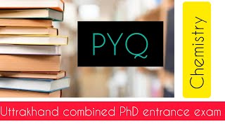 PYQ of PhD entrance exam  Chemistry  2024 [upl. by Tonneson264]