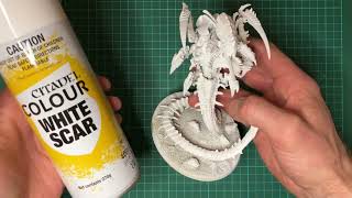 Tyranid Trygon  Mawloc speed painting guide contrast  WH40k [upl. by Htenay]