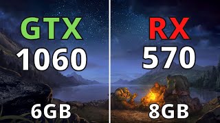 GTX 1060 6GB VS RX 570 8GB IN 2021 [upl. by Evyn]