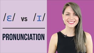 ɛ vs ɪ  Learn English Pronunciation  Minimal Pairs Practice [upl. by Monika]