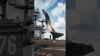 Jet landing on Aircraft Carrier [upl. by Giddings736]