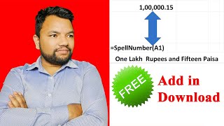 Nepali Style Spell Number function in MS Excel  Free download Add In  Lekhaapal [upl. by Nnylyaj]