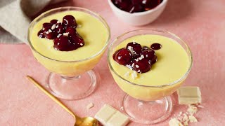 Creamy Vegan VANILLA PUDDING Easy Recipe [upl. by Bilac]