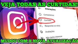 Como Ver o que eu CURTI no Instagram DEPOIS da NOVA ATUALIZAÇÃO 2023 [upl. by Dekeles]