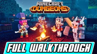 Minecraft Dungeons  Full Game Gameplay Walkthrough  No Commentary [upl. by Forrester313]