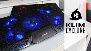 KLIM Cyclone  The widest cooler for Gaming laptops [upl. by Brieta]