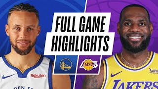 WARRIORS at LAKERS  FULL GAME HIGHLIGHTS  January 18 2021 [upl. by Halil518]