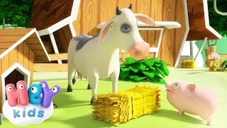 Lola La Vache  Comptines pour bébé avec animaux [upl. by Cirek]