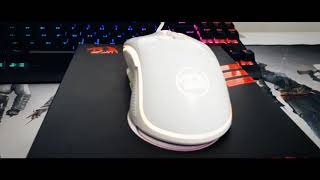 Um pouco sobre o Redragon Cobra Lunar White   ISSO NÃO É UM REVIEW [upl. by Neelrak]