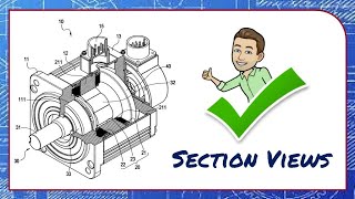 Lesson Section Views in Technical Drawings [upl. by Ardnauq]