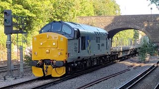 Railfreight Metals 37901 Mirlees Pioneer Dragging Thameslink Class 700 EMU Through Putney 16924 [upl. by Kcirdneh440]