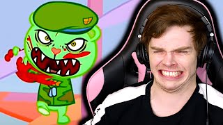 I Made My BEST FRIEND React To HAPPY TREE FRIENDS For The FIRST TIME HE THOUGHT IT WAS FOR KIDS [upl. by Yerbua]