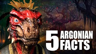 Skyrim  5 Argonian Facts  Elder Scrolls Lore [upl. by Owades937]