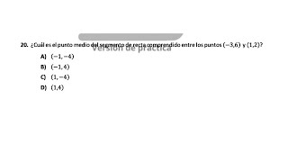 Pregunta 20 Matemáticas Guía EXACER COLBACH 2024 [upl. by Baylor902]