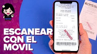 Cómo ESCANEAR un DOCUMENTO con el MÓVIL  ChicaGeek [upl. by Jocko]