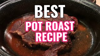 HOW TO MAKE A TENDER POT ROAST IN THE OVEN  BEST POT ROAST RECIPE [upl. by Marya]