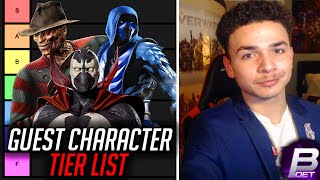 ACCURATE NetherRealm Games Guest Character Tier List Mortal Kombat amp Injustice [upl. by Grover]