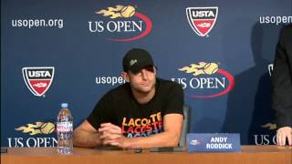 Andy Roddick Announces Retirement at 2012 US Open [upl. by Elamef]