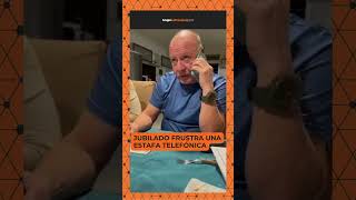 ⭕ Jubilado frustra una estafa telefónica y todo queda registrado en un video viral [upl. by Christan920]