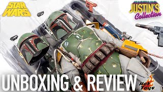 Hot Toys Boba Fett 40th Anniversary Star Wars Empire Strikes Back Unboxing amp Review [upl. by Ilysa]