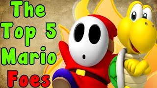 Top 5 Mario ENEMIES Super Mario Series [upl. by Sanferd]