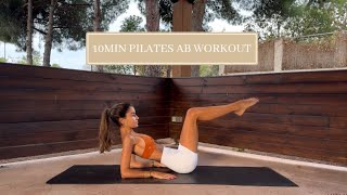 10MIN everyday pilates hourglass ab workout  no equipment or repeats [upl. by Brandice]