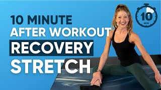 10 minute After Workout Recovery Stretch Best Stretches To Do After Exercise Routine [upl. by Kirtley817]