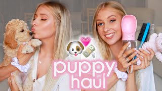 EVERYTHING I BOUGHT FOR MY NEW PUPPY 🐶💗 Puppy Haul Essentials [upl. by Enyrat20]