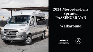 2024 MercedesBenz Sprinter Passenger Van Walkthrough Walters MercedesBenz Sprinter [upl. by Eelan]