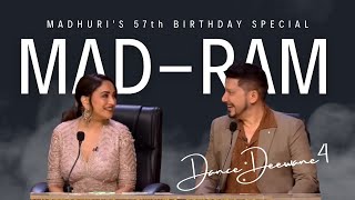 Madhuri Dixit  Birthday on Dance Deewane s4 with Dr Nene [upl. by Apgar]