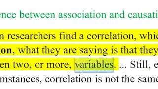 What is the difference between association and causation [upl. by Leverick184]