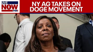 FULL New York AG Letitia James takes on DOGE and Elon Musk in President Trump administration [upl. by Derrej]