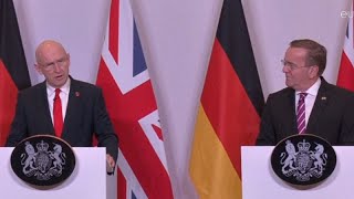 Neuer Verteidigungspakt Deutschland und Großbritannien vertiefen militärische Zusammenarbeit [upl. by Ojyram439]