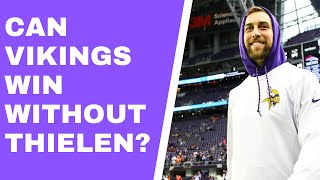 Adam Thielen is hurt ankle Can Vikings win without him Purple Daily [upl. by Edeline]