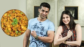 Rajma Pulao Recipe  How To Make Red Beans Rice  Ruchis Kitchen ft Fitness Special with Royston [upl. by Uis]