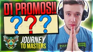 DIAMOND 1 PROMOSIT IS TIME  Journey To Masters 33 S7  League of Legends [upl. by Tunk]