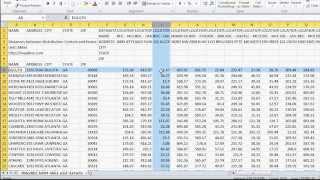 How to Calculate Distances Between Multiple Locations or Spreadsheet Data Sets [upl. by Aissert]