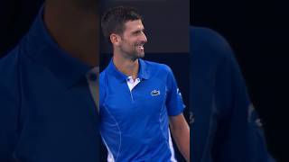 Novak Djokovic x the crowd 😂 [upl. by Leruj]