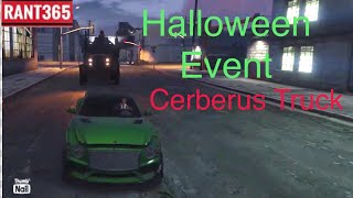 Cerberus ghost truck chase Maximum Overdrive  Duel  GTA 5 Online  Halloween Event [upl. by Aitetel585]