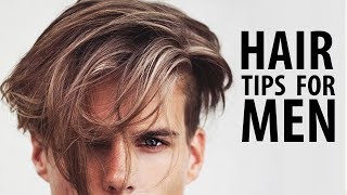 HEALTHY HAIR TIPS FOR MEN  HOW TO HAVE HEALTHY HAIR  Mens Hair Care [upl. by Kalle]