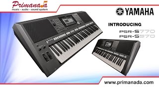 Introducing Yamaha PSRS970 and Yamaha PSRS770 Keyboards [upl. by Cass]