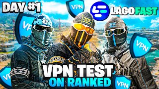 LagoFast VPN Test In Warzone RANKED  Day 1 [upl. by Weisbrodt]