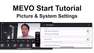 Mevo Start Tutorial  Image and System Settings [upl. by Allez498]