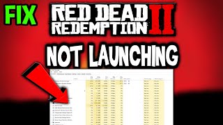 Red Dead Redemption 2 – Fix Not Launching – Complete Tutorial [upl. by Ener436]