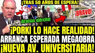 BRAVO PORKY ARRANCA CONSTRUCCION DE NUEVA AVENIDA UNIVERSITARIA Y DEJA MUDO A SUS DETRACTORES [upl. by Dickey267]