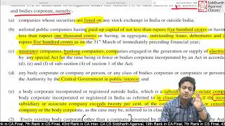 NFRA  Complete Concept on Section 132 including Recent Amendments  Siddharth Agarwal [upl. by Eadwina]