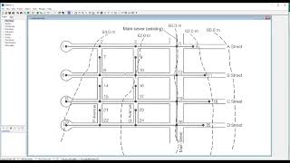 Sanitary sewer design using SWMM [upl. by Enilarak290]