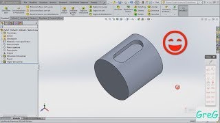 SolidWorks Tutorial  Asola Cava Linguetta  keyway [upl. by Hieronymus]