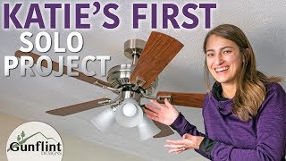 How To Install A Ceiling Fan [upl. by Saville409]